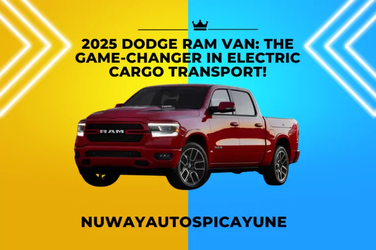 2025 Dodge Ram Van: The Game-Changer in Electric Cargo Transport!